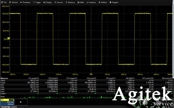 示波器自动测量参数提供最精确的测量-橙子视频下载仪器分享