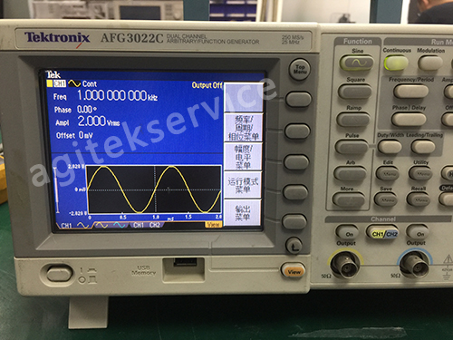 泰克信号源AFG3022C屏幕不亮故障维修