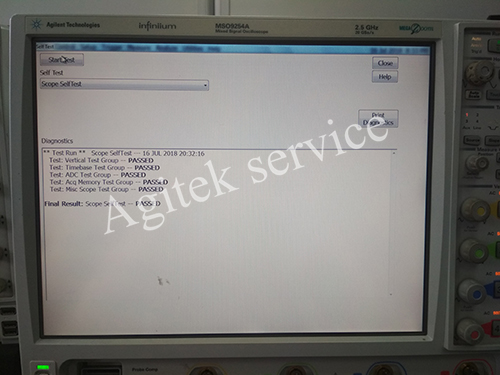 安捷伦示波器MSO9254A反复重启维修