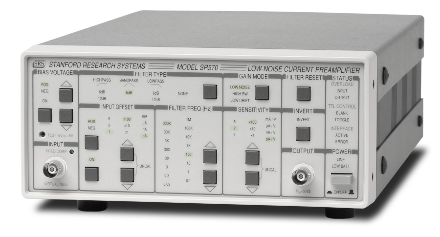 SRS斯坦福SR570电流前置放大器说明书