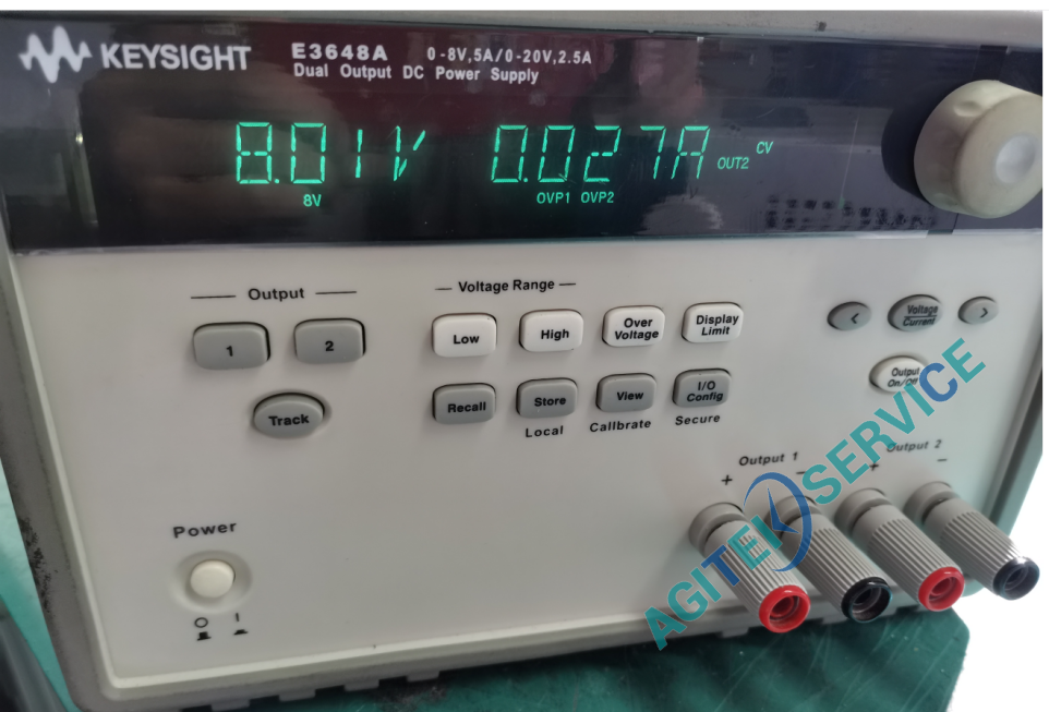 是德E3648A直流稳压电源通道二异常维修
