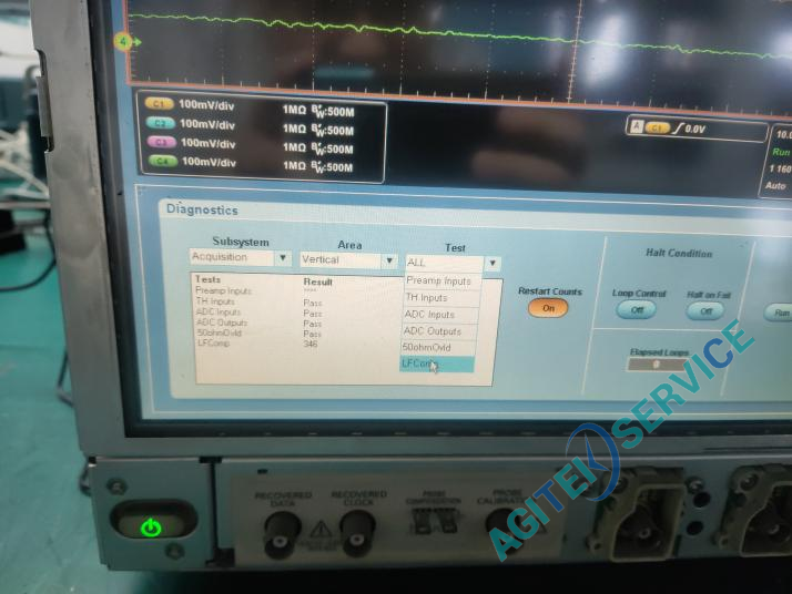 泰克/Tektronix示波器DPO7254不开机维修