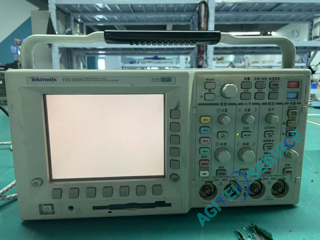 泰克(Tektronix)TDS3034示波器开机白屏故障维修案例