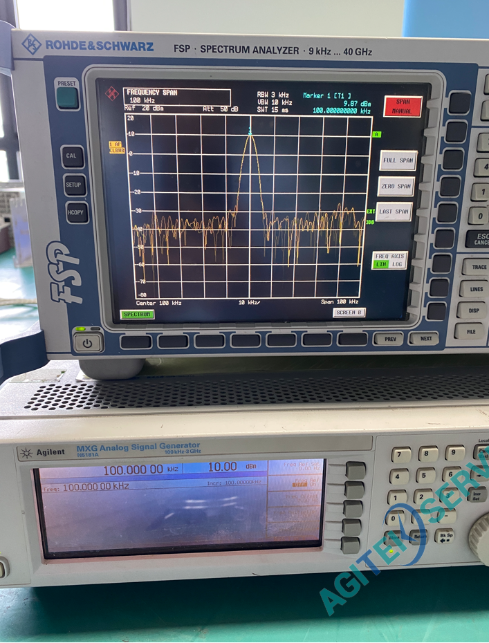 安捷伦Agilent N5181A射频信号源自检报错406维修