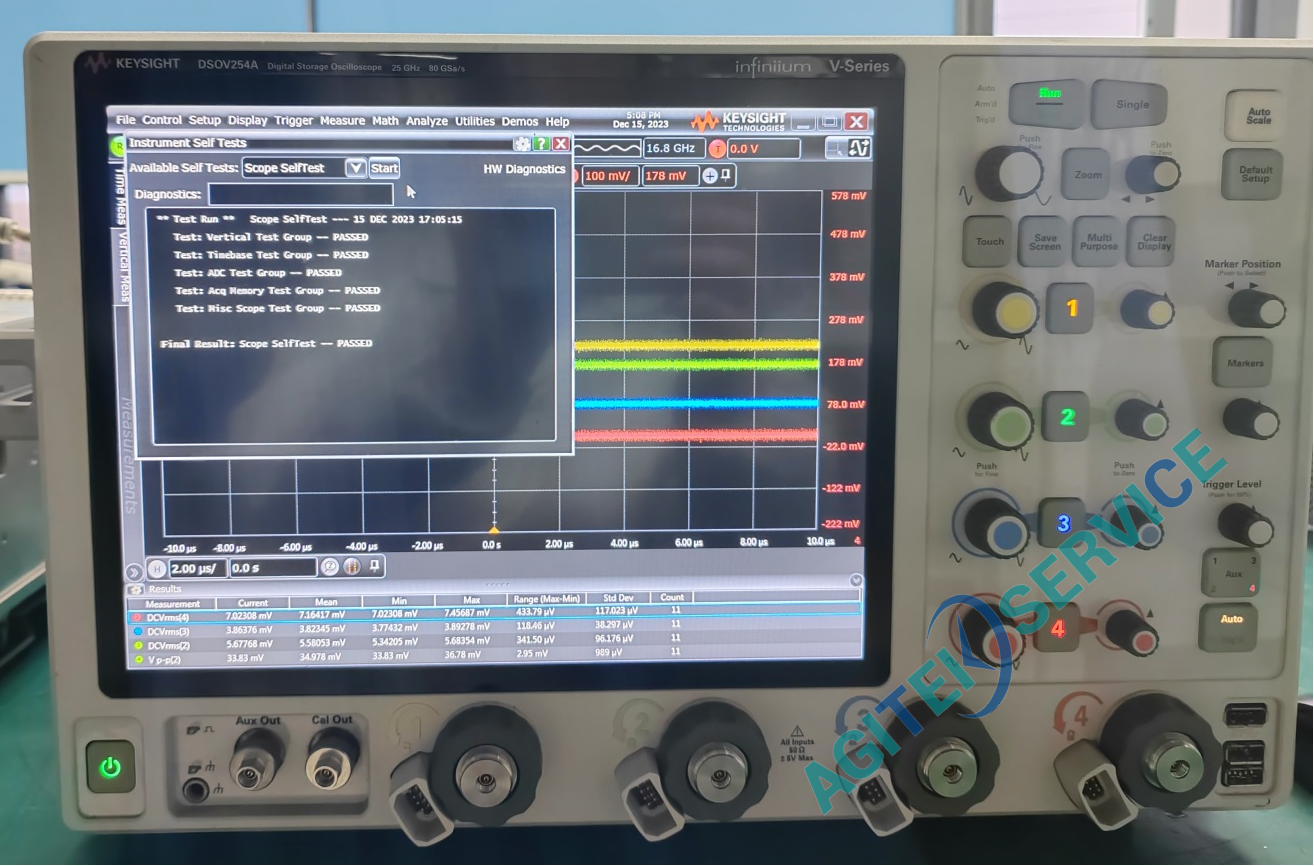 安捷伦/是德DSOV204A/DSOV334A示波器维修