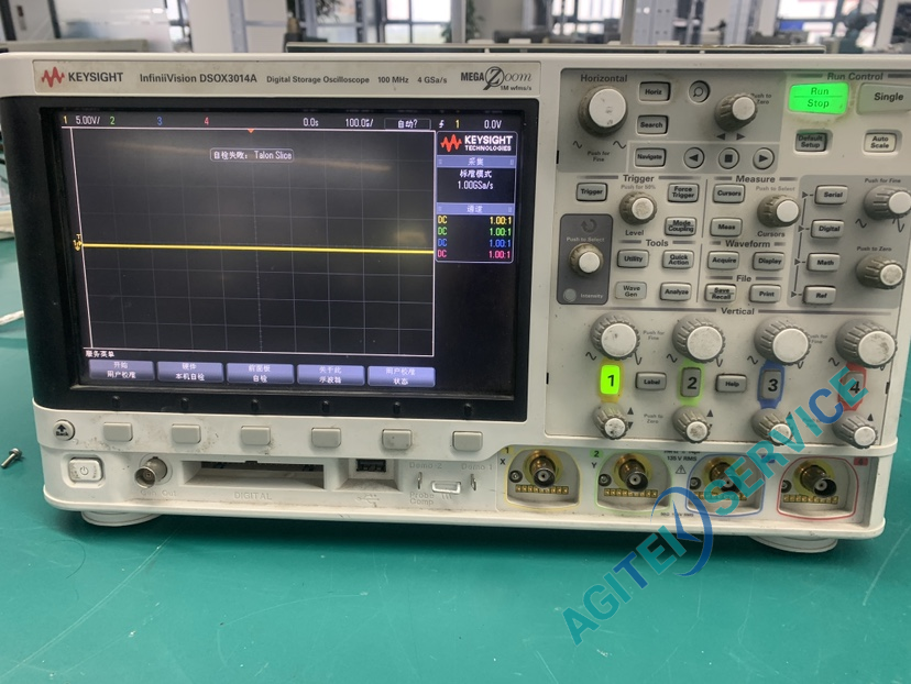 是德DSOX3000系列示波器自检报错不开机维修