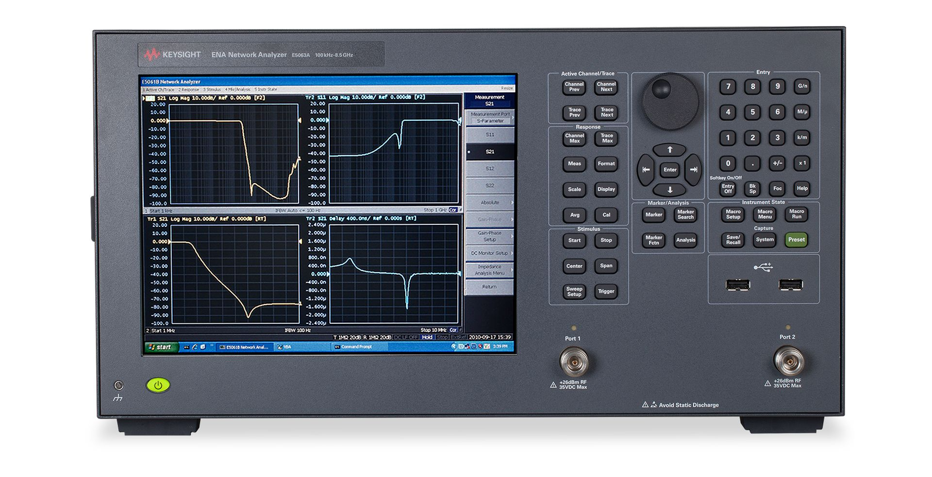 是德(Keysight)E5063A矢量网络分析仪维修