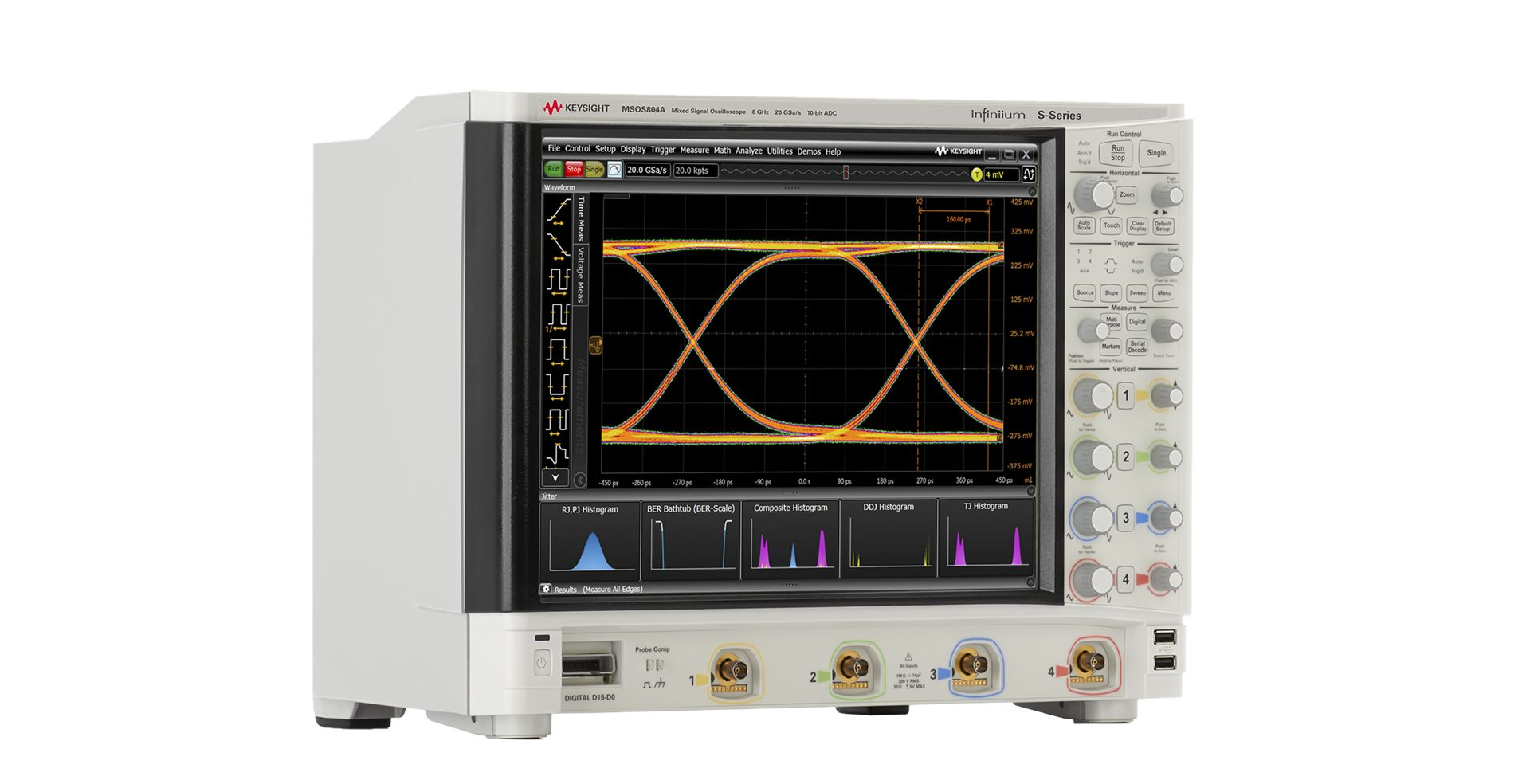 是德(Keysight)MSOS804A高性能示波器租赁