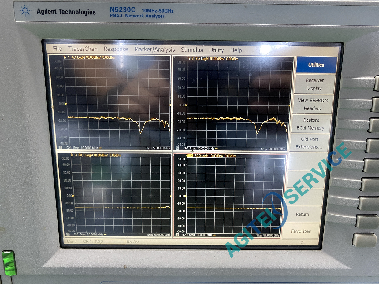 安捷伦N5230C网络分析仪报错unlevel维修