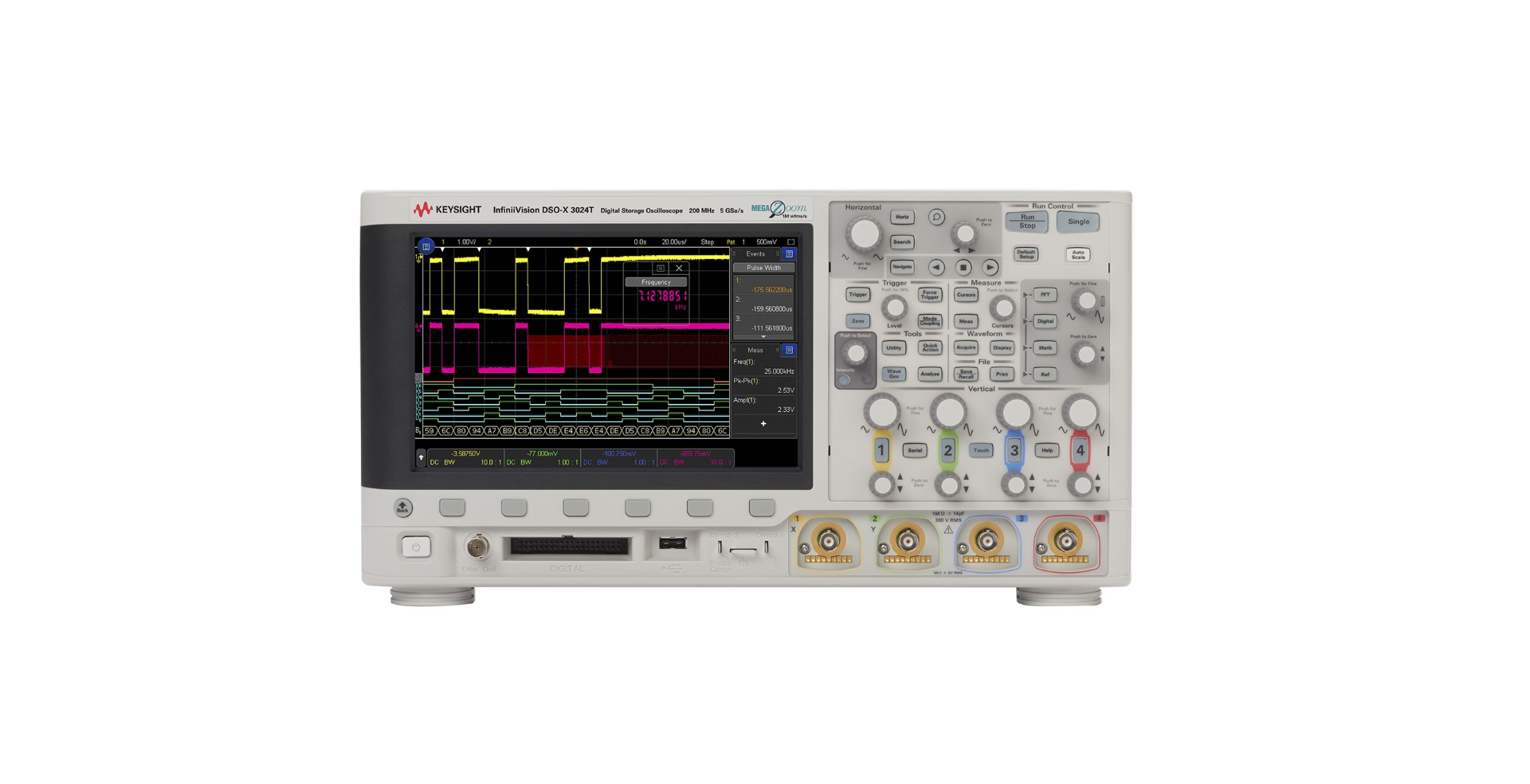 是德(Keysight)DSOX3024T示波器租赁