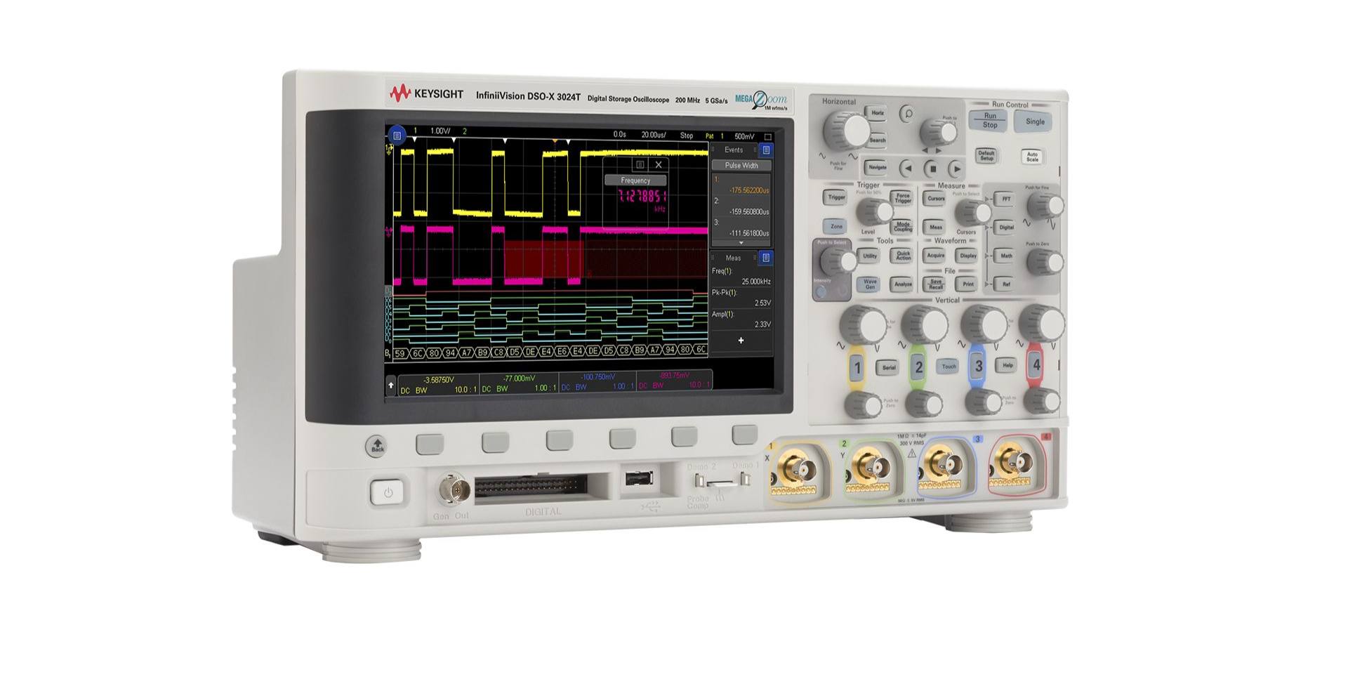 是德(Keysight)DSOX3024T示波器租赁