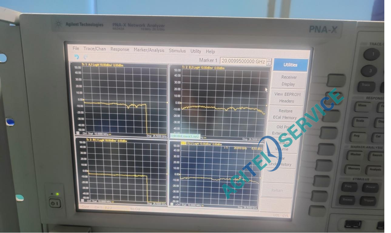 是德（安捷伦）N5242A矢量网络分析仪报错Unlevel维修案例