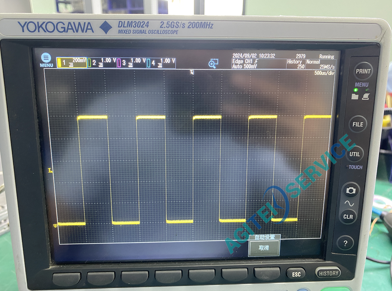 YOKOGAWA横河DLM3024示波器CH1/CH2迹线异常维修