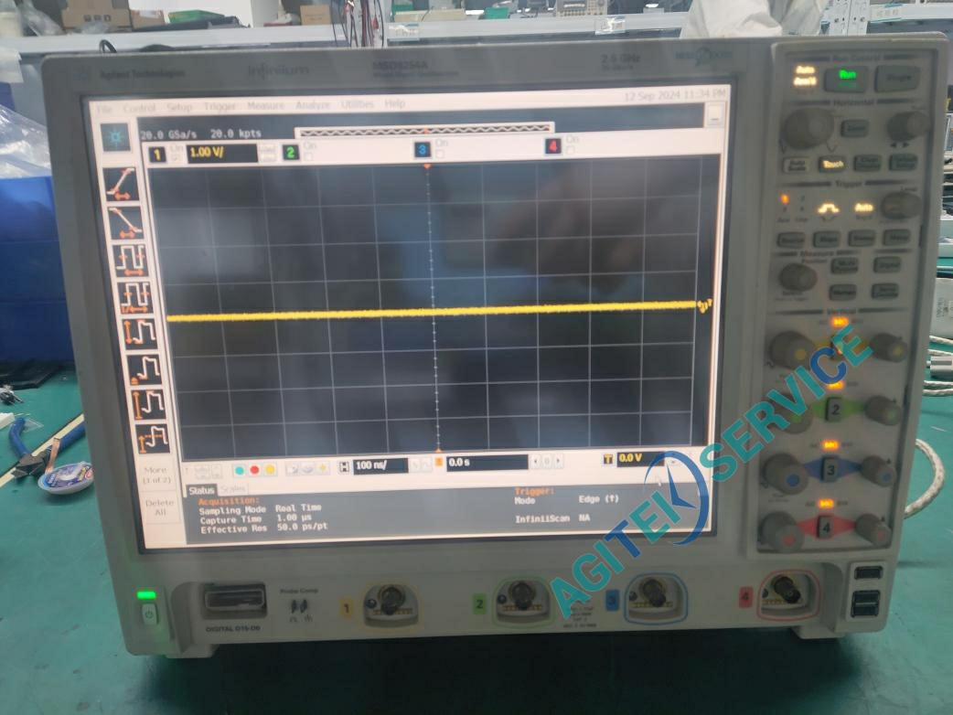 安捷伦MSO9254A示波器开机过程中掉电维修