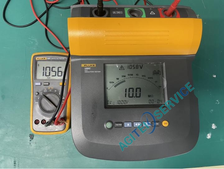 Fluke橙子视频软件1550C绝缘电阻测试仪不开机维修