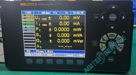 Fluke橙子视频软件NORMA 4000CN多功能功率分析仪开机异常维修