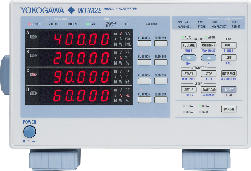 YOKOGAWA横河功率计WT230不显示电流原因及解决方法