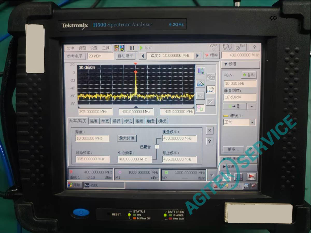 泰克H500手持频谱分析仪自检报错、自校准失败维修