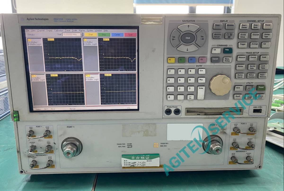 安捷伦N5230A 40GHz矢量网络分析仪输出异常维修